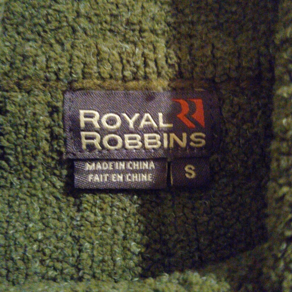 Royal Robbins moss green chenille turtleneck sweater top size small - Picture 3 of 5